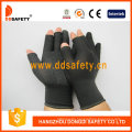 Nylon Polyester Knitted Gloves with Half Finger Dkp529